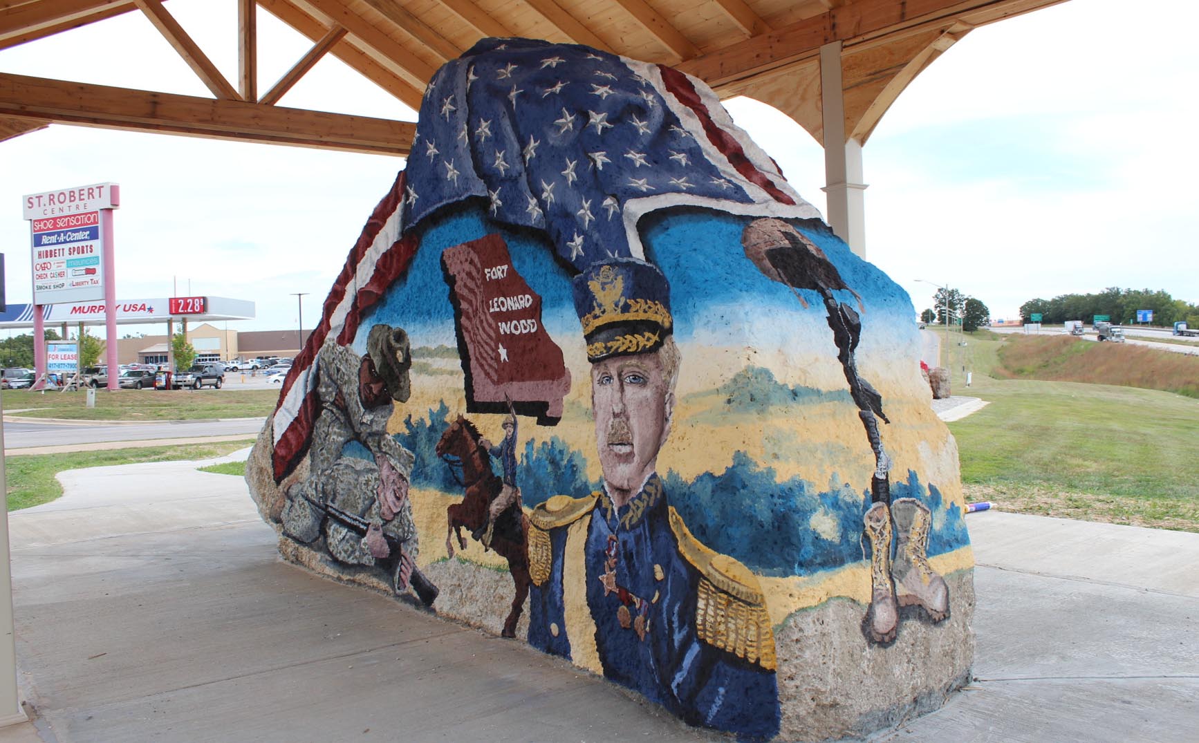Freedom Rock, Saint Robert Military Tribute Memorial