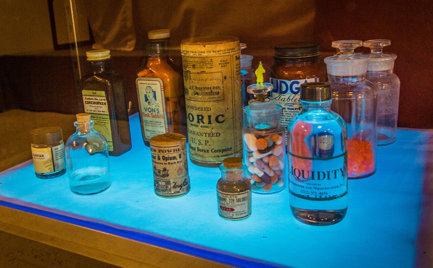 Exhibits at the Glore Museum
