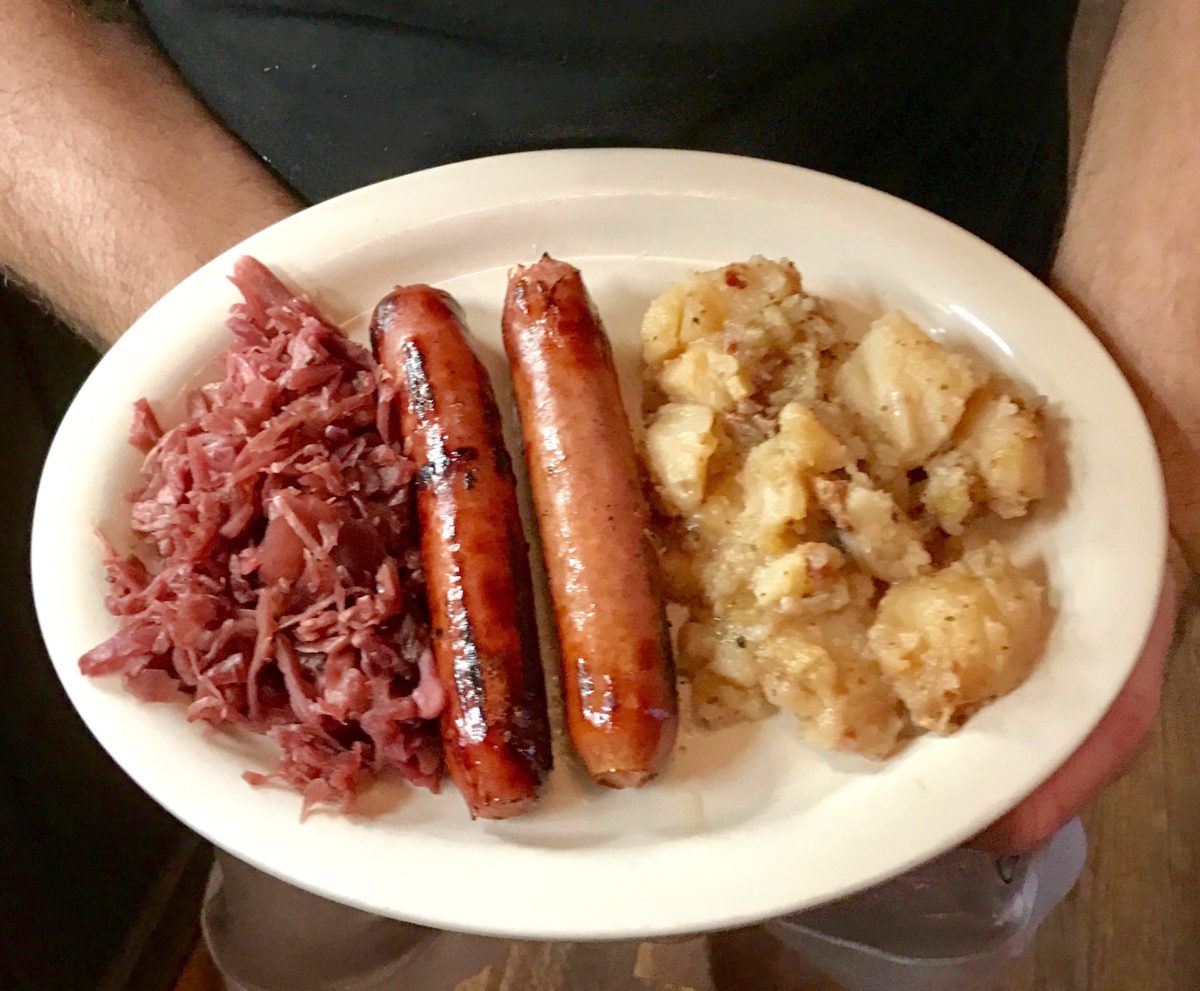 Bratwurst Sampler Platter