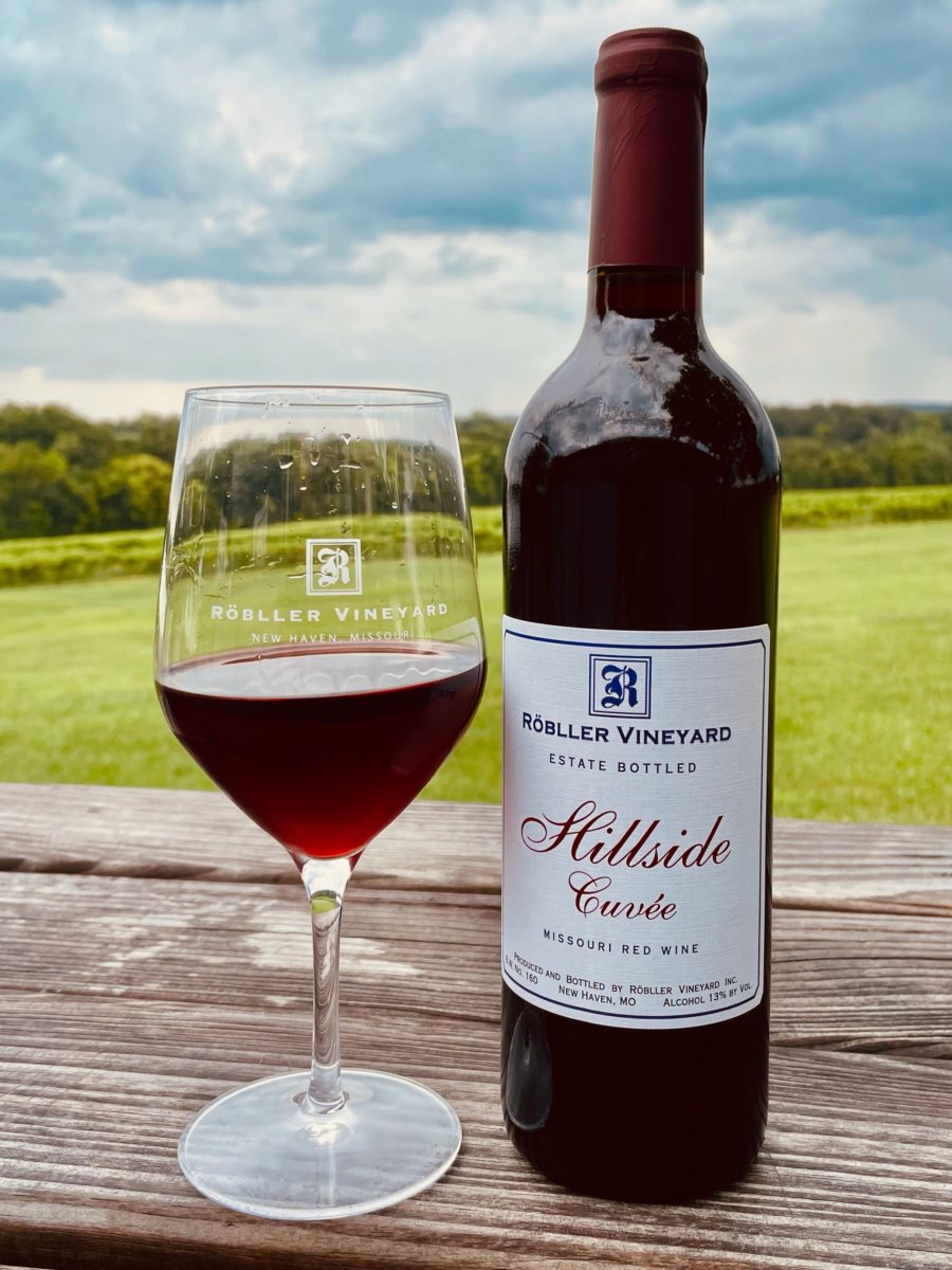 Robller Vineyards wine glass