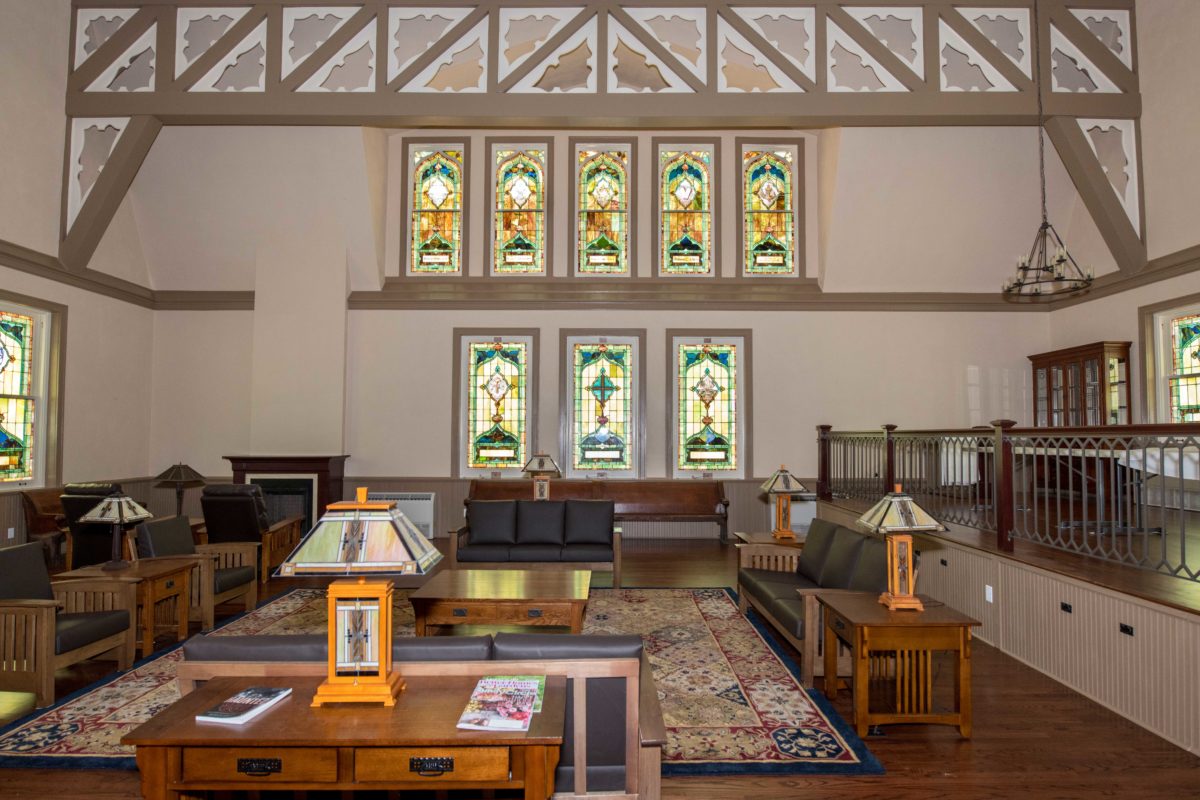Original sanctuary converted to common room