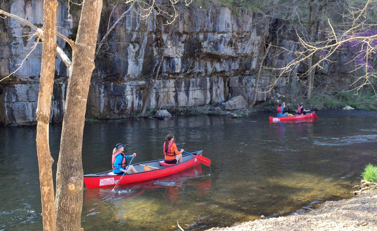 Canoeing Current River
