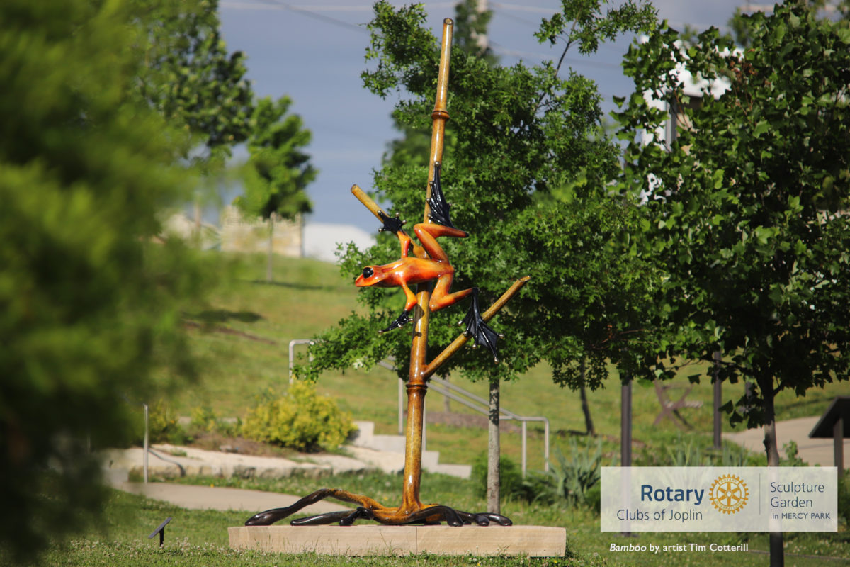 Bamboo in Joplin Rotary Sculpture Garden