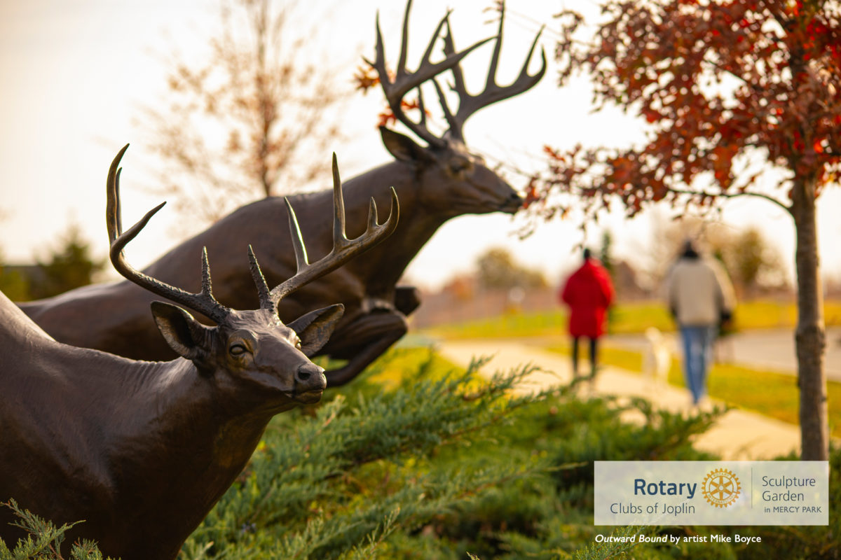Outward Bound in Joplin Rotary Sculpture Garden