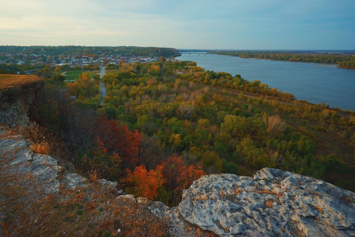 The view from the top of Lover's Leap.