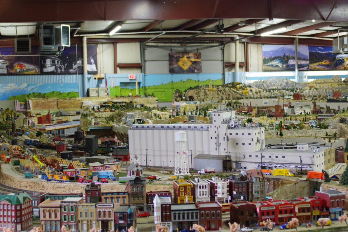An intricate diorama.