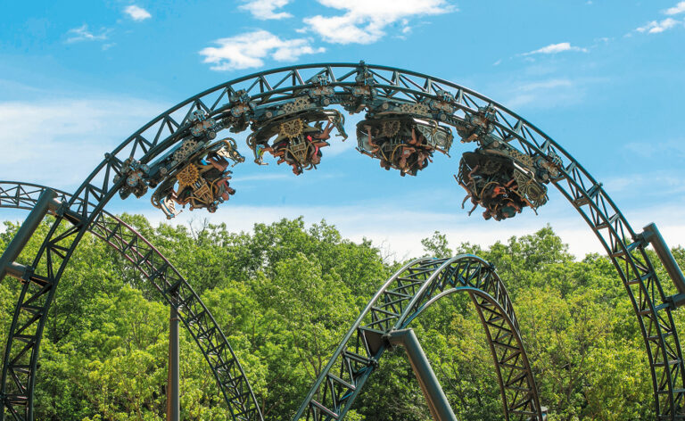 Time Traveler Roller Coaster at Silver Dollar City