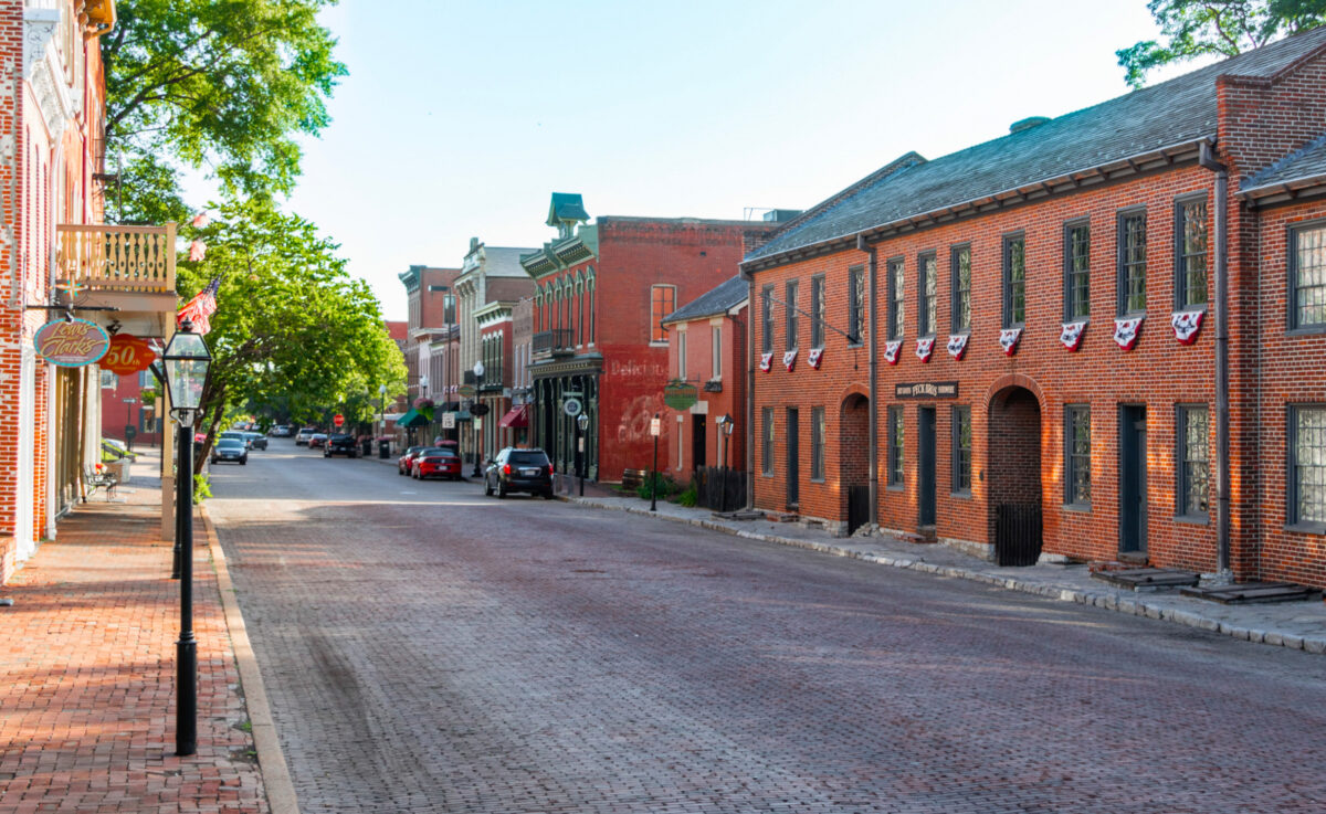 Historic Main Street in St. Charles.
