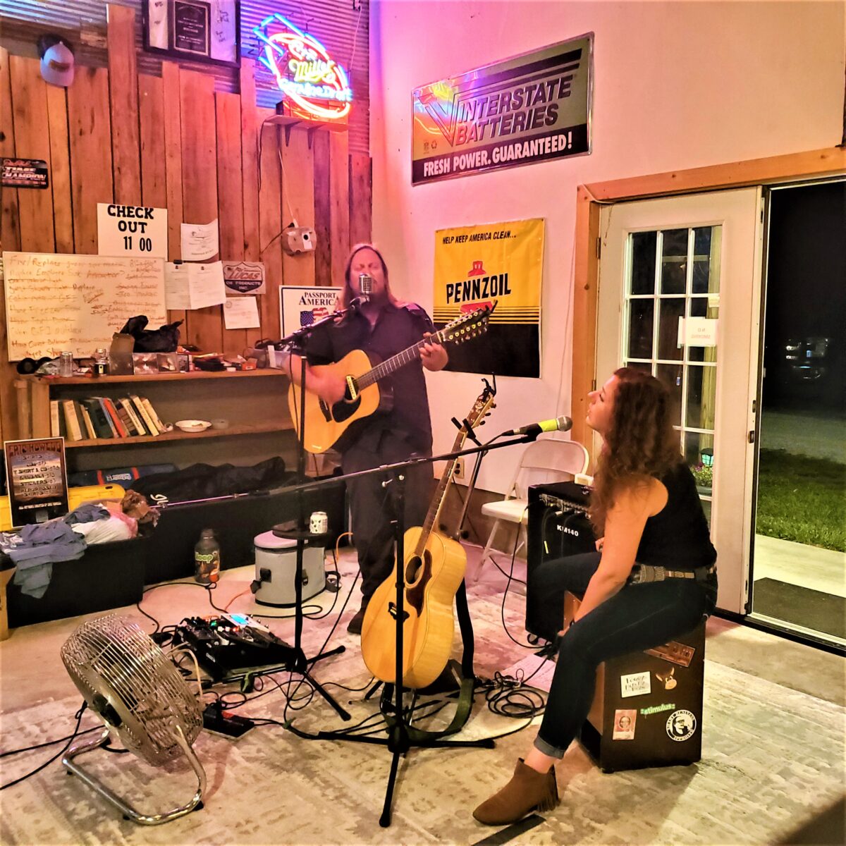 Band Playing in the Barn
