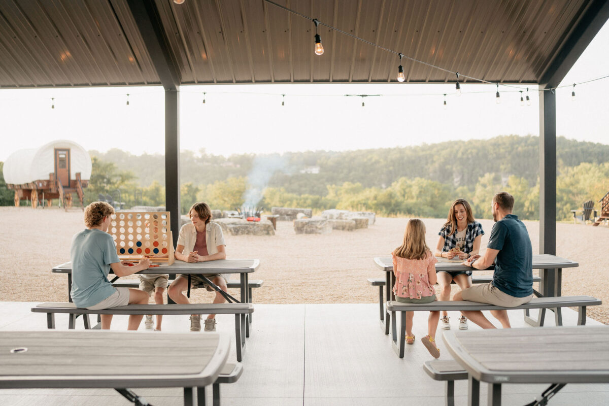 Glamping Pavilion in Ozark Mountains