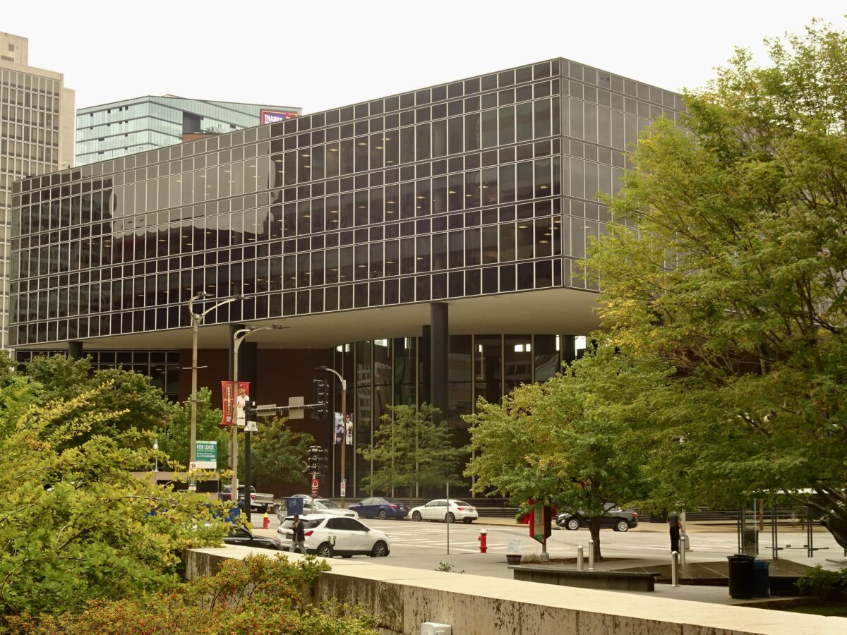Philip Johnson designed office building