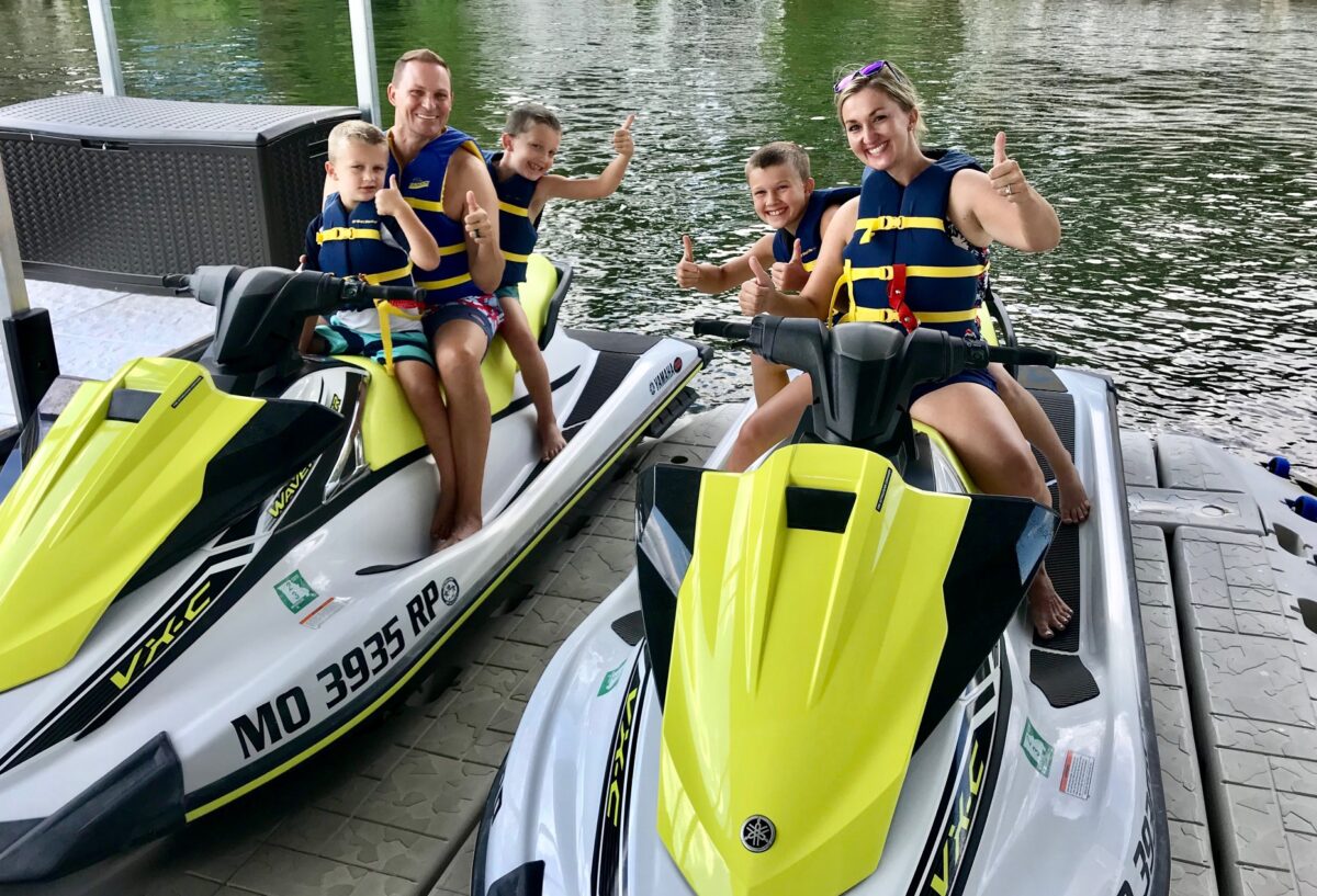 Family Fun on Waverunners