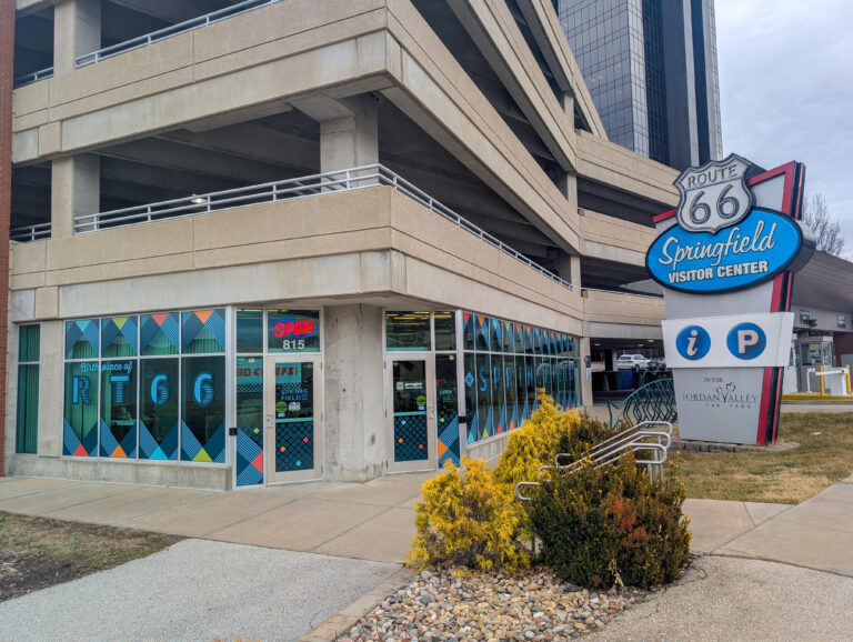 Outside of Rt 66 Visitor Center.