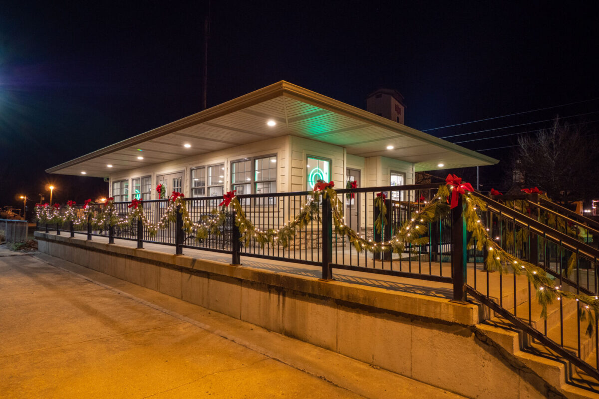 Christmastime at Hermann Amtrak Station & Tourism Visitor Center