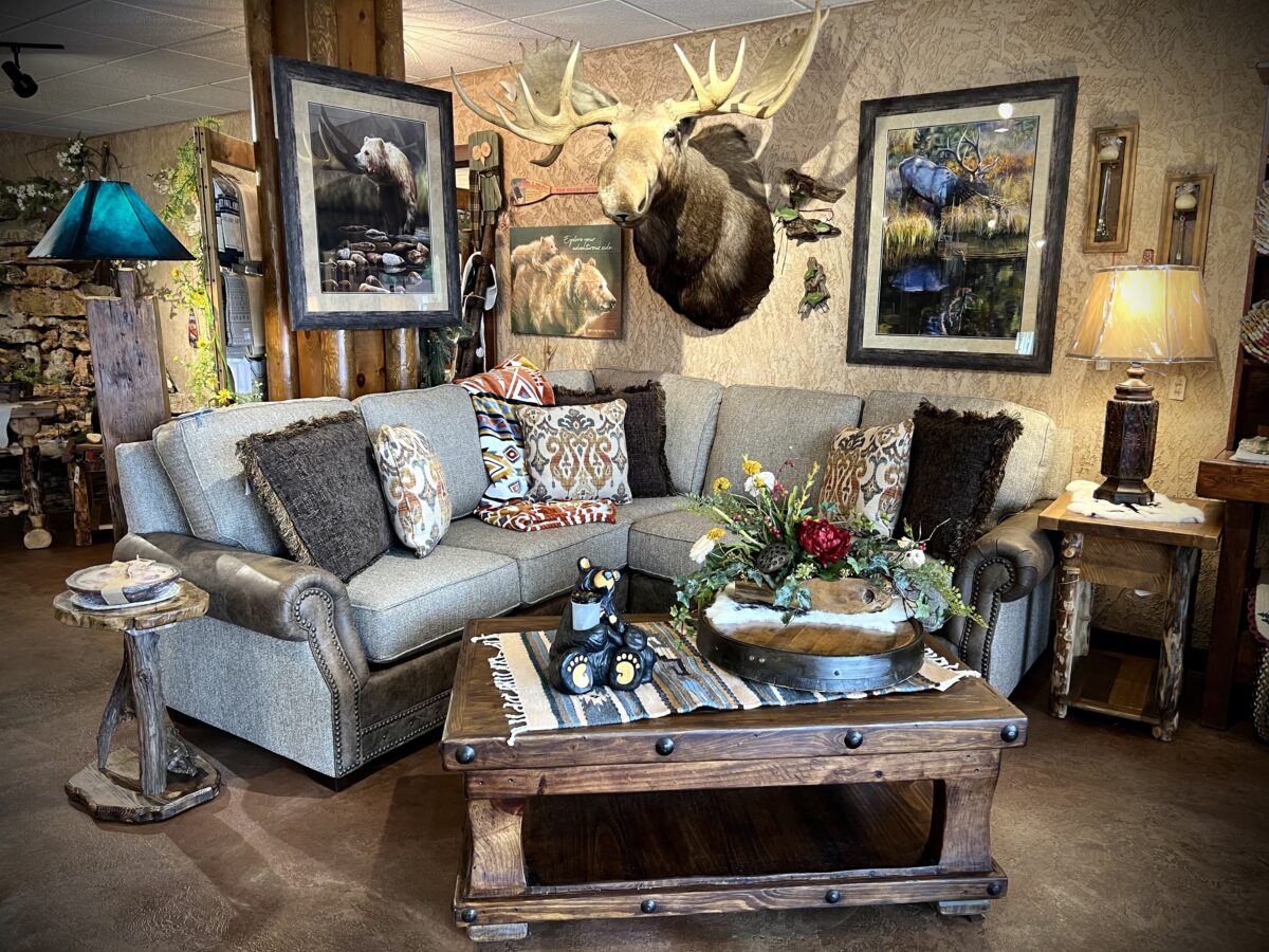 Leather Fabric Sectional made in the USA