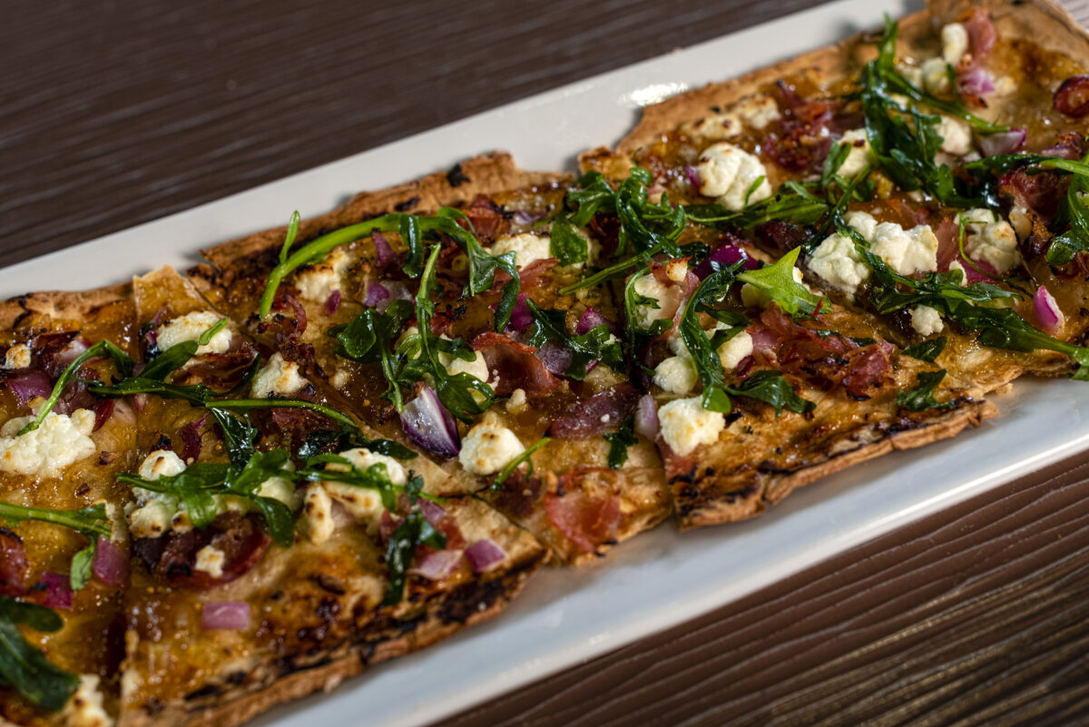 Flatbread pizza from Sail Away Wine