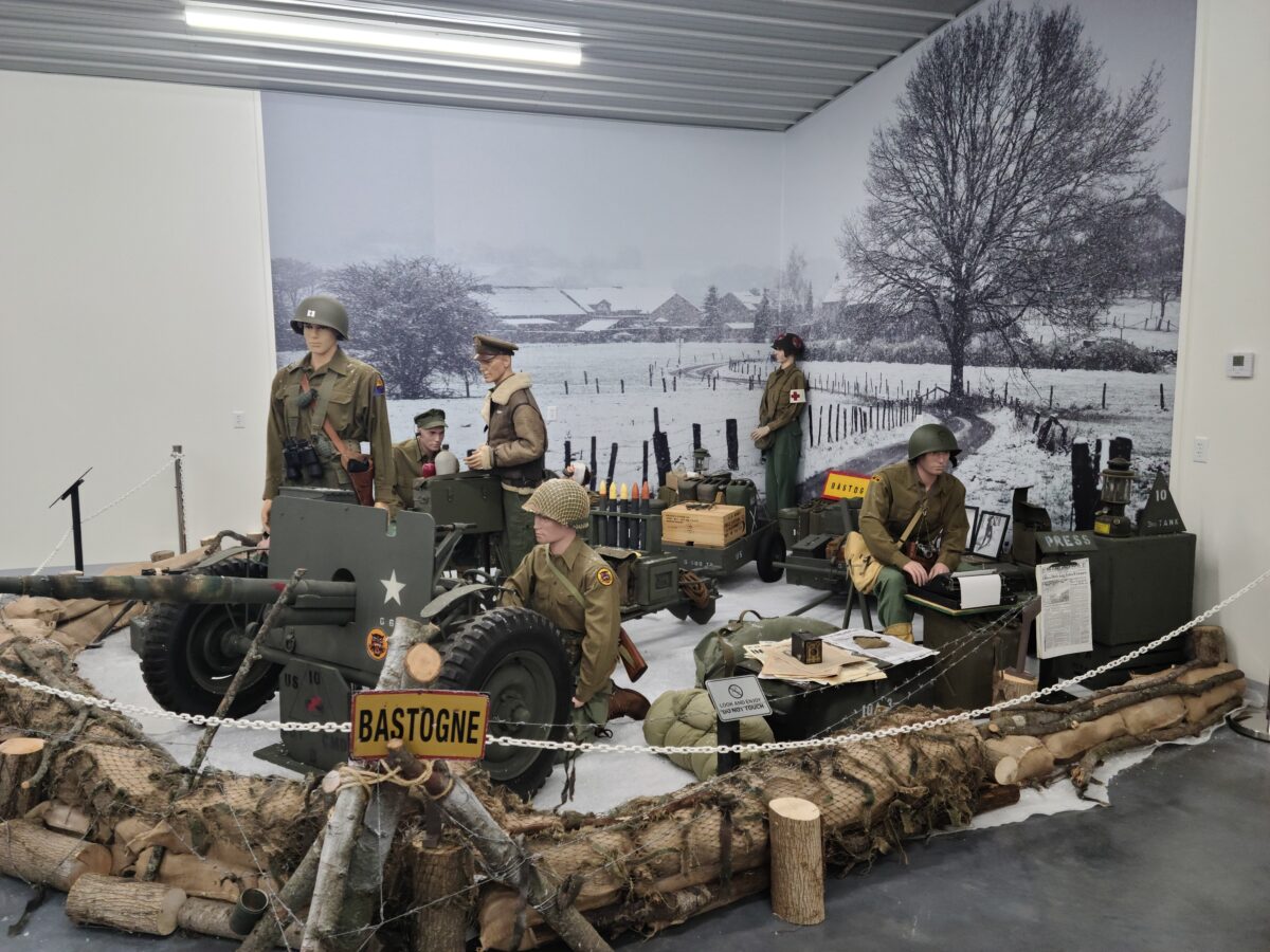 Scene of Battle of Bastogne