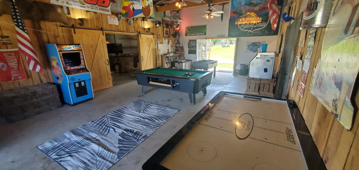 Inside the Barn @ Sidetrack RV Park