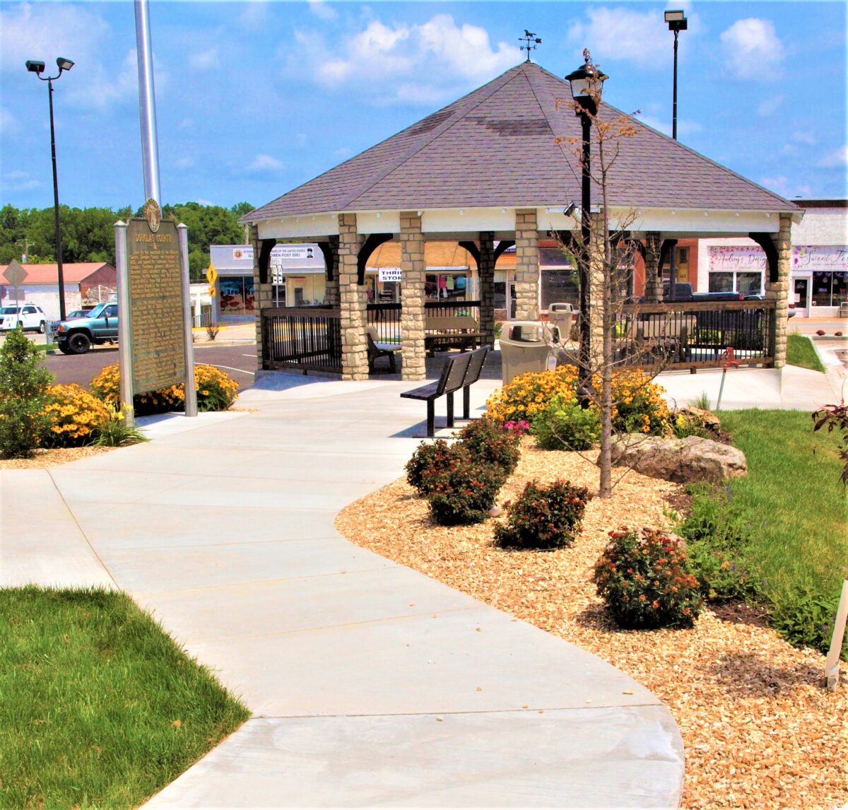 Gazebo in City Square