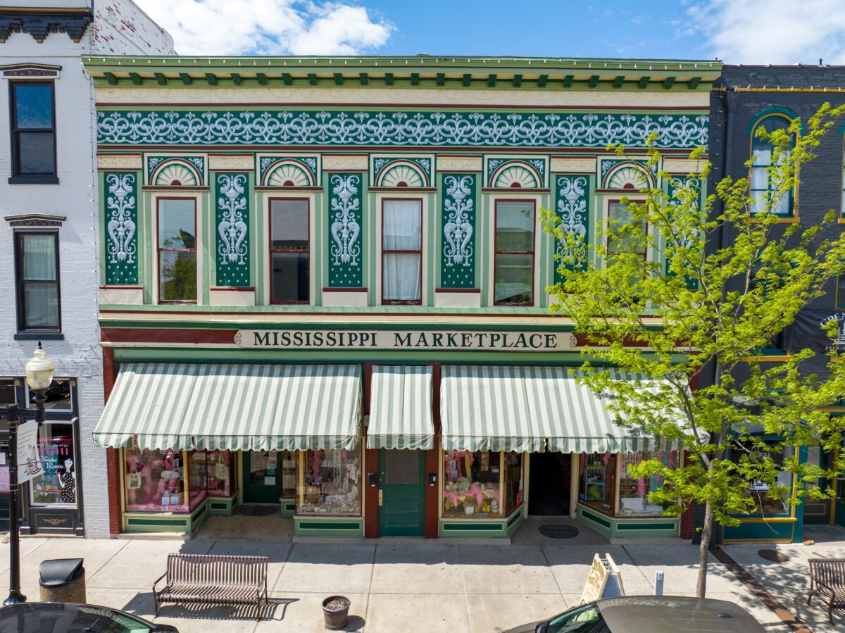 Outside of building, built in 1879,