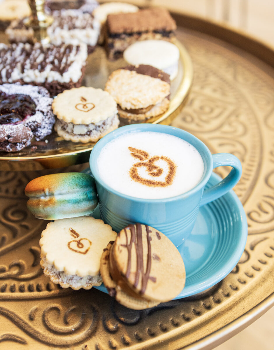 Coffee and pastries.