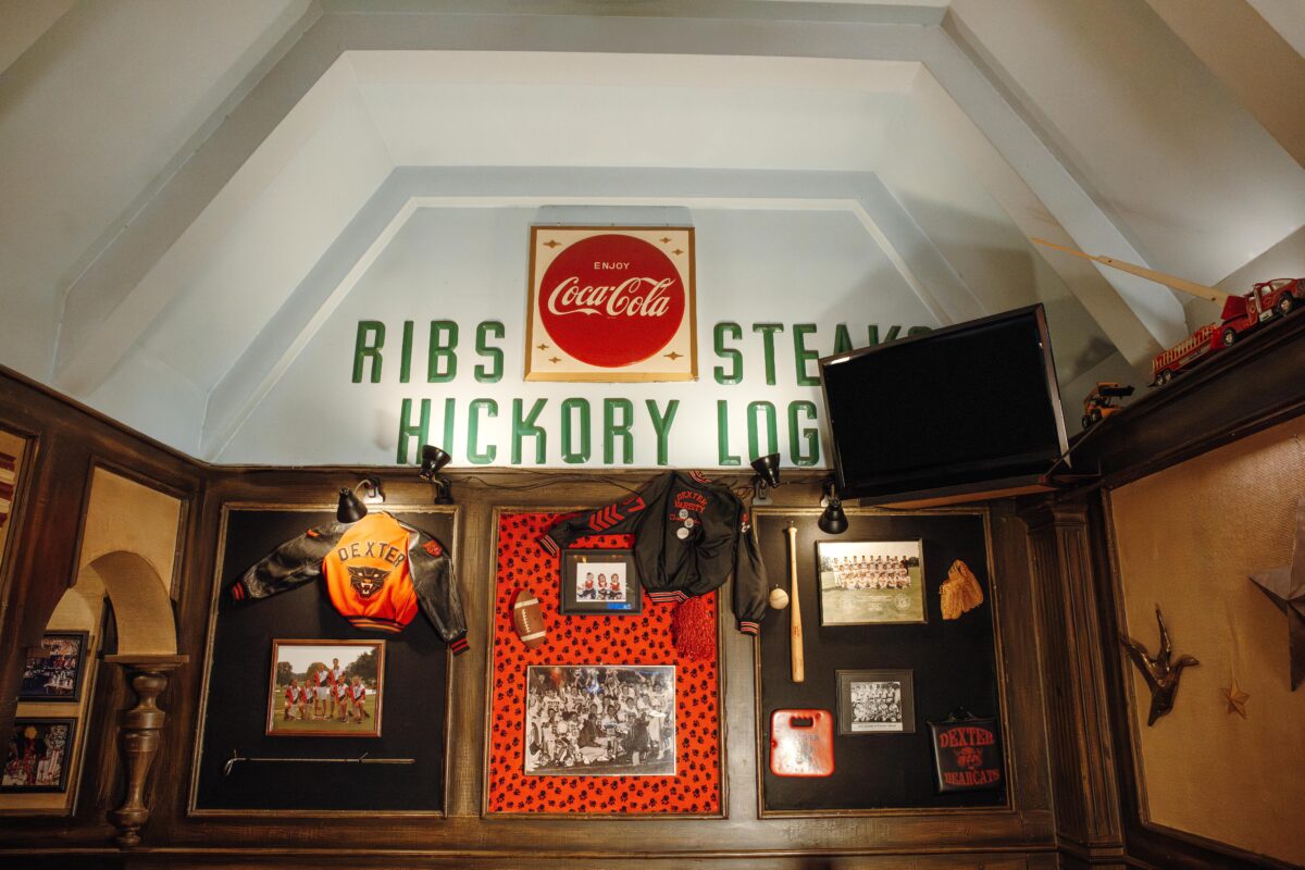 A display at Hickory Log Restaurant.