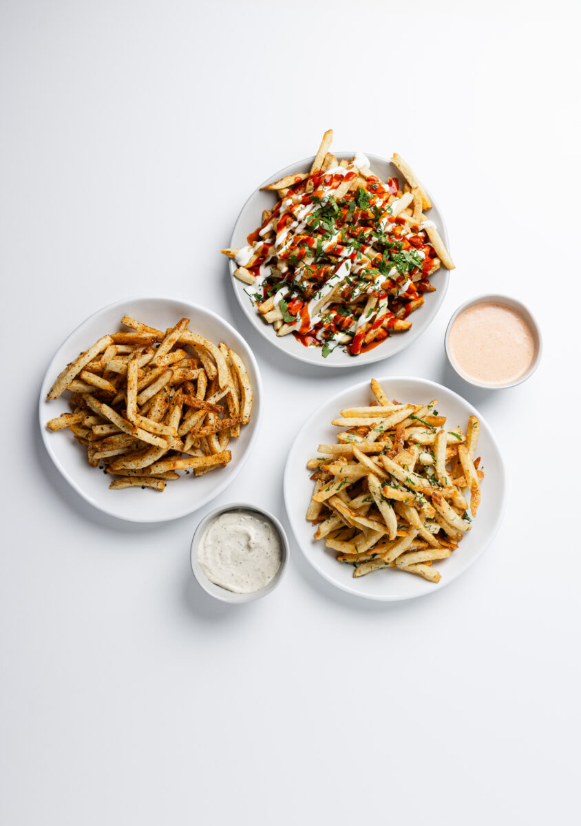 Loaded fries at Chicken N Pickle