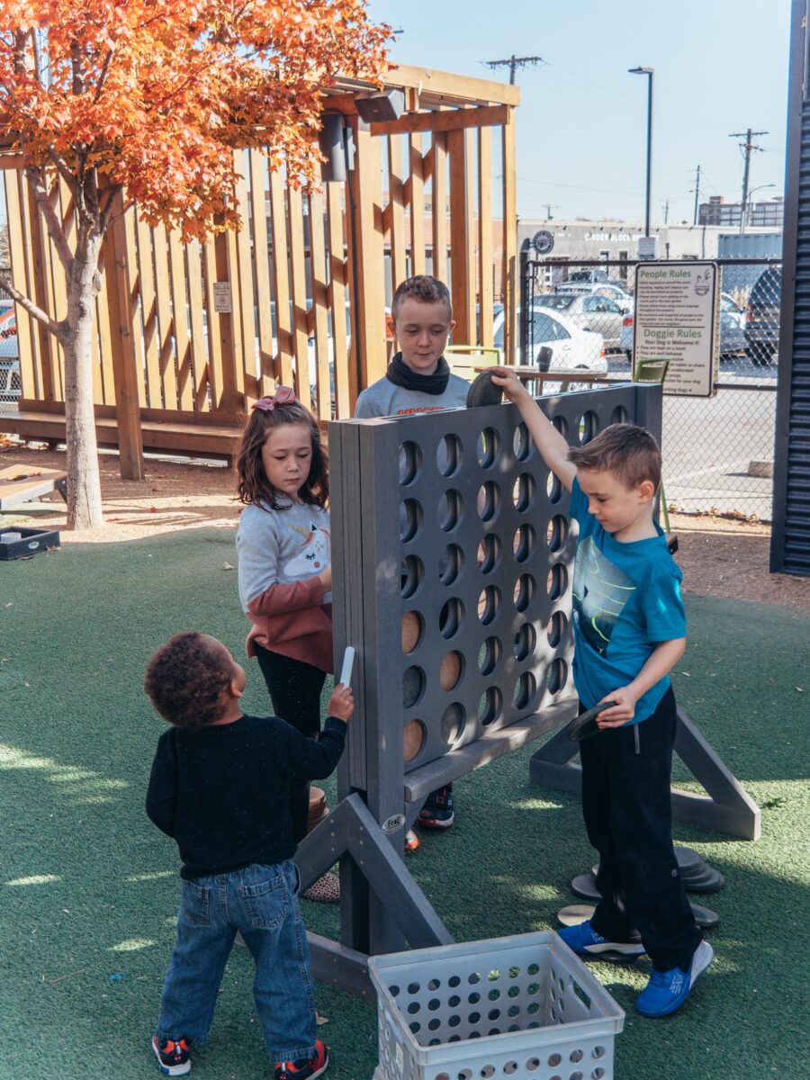 Yard games at Chicken N Pickle
