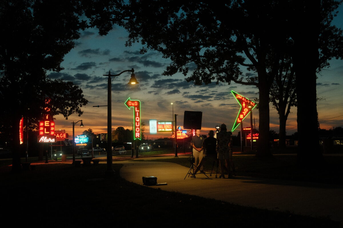 Route 66 Neon Park St Robert