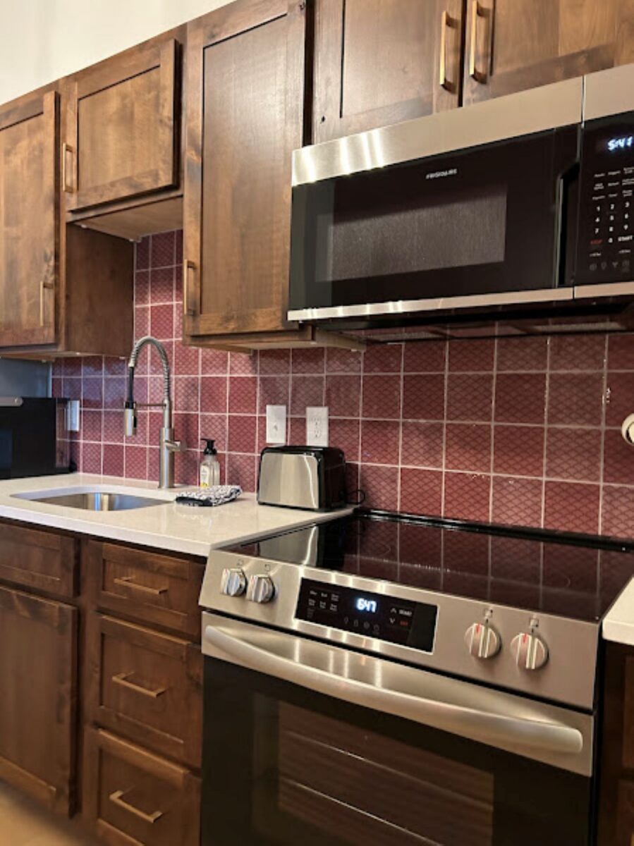 Kitchen area in UNIT 3