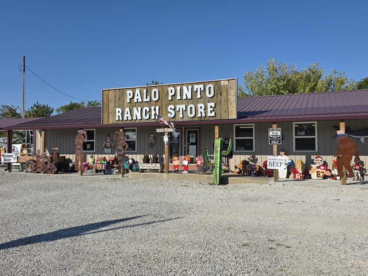The exterior of a shop.