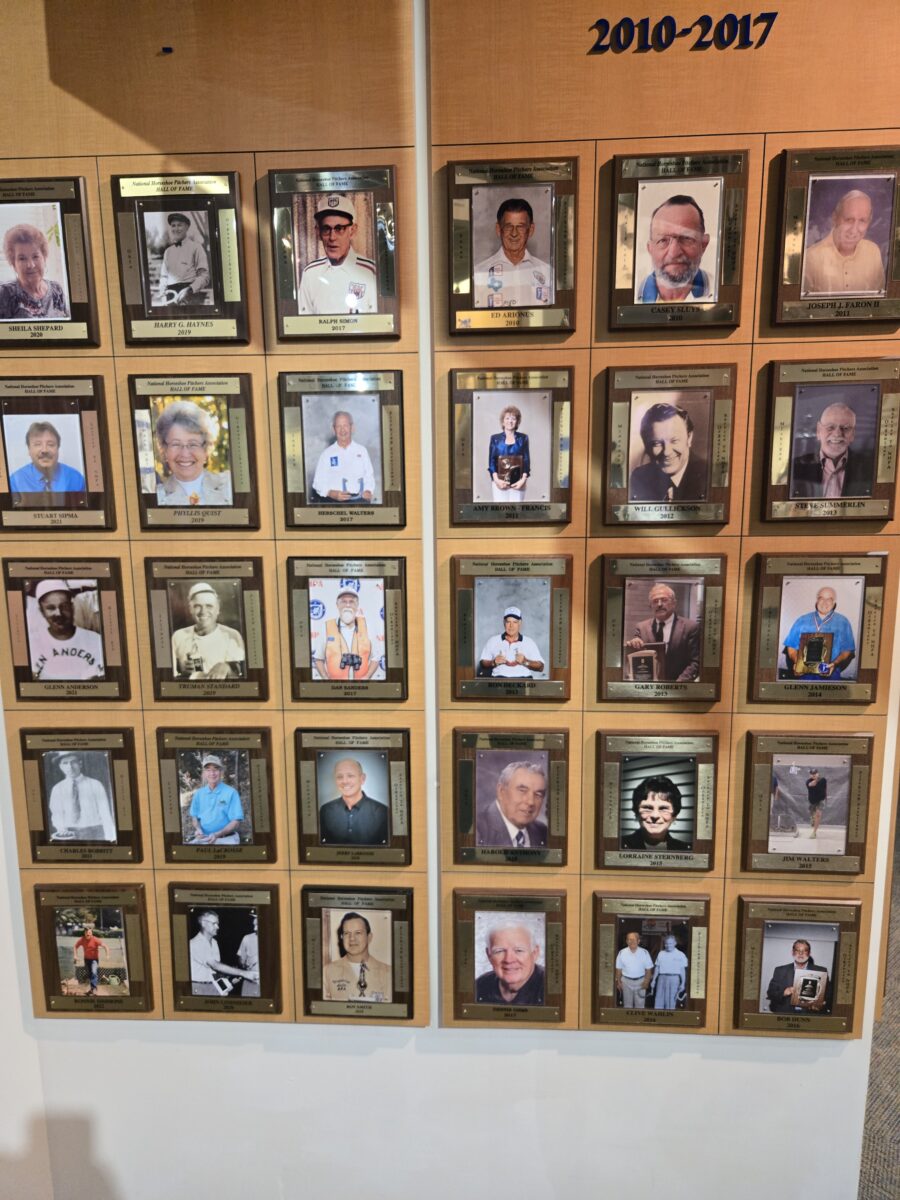 Photos from the National Horseshoe Pitchers Hall of Fame and Museum.