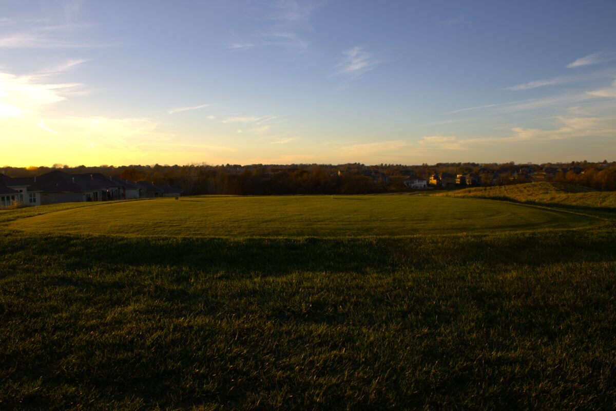 View of the 1st Hole on the golf course