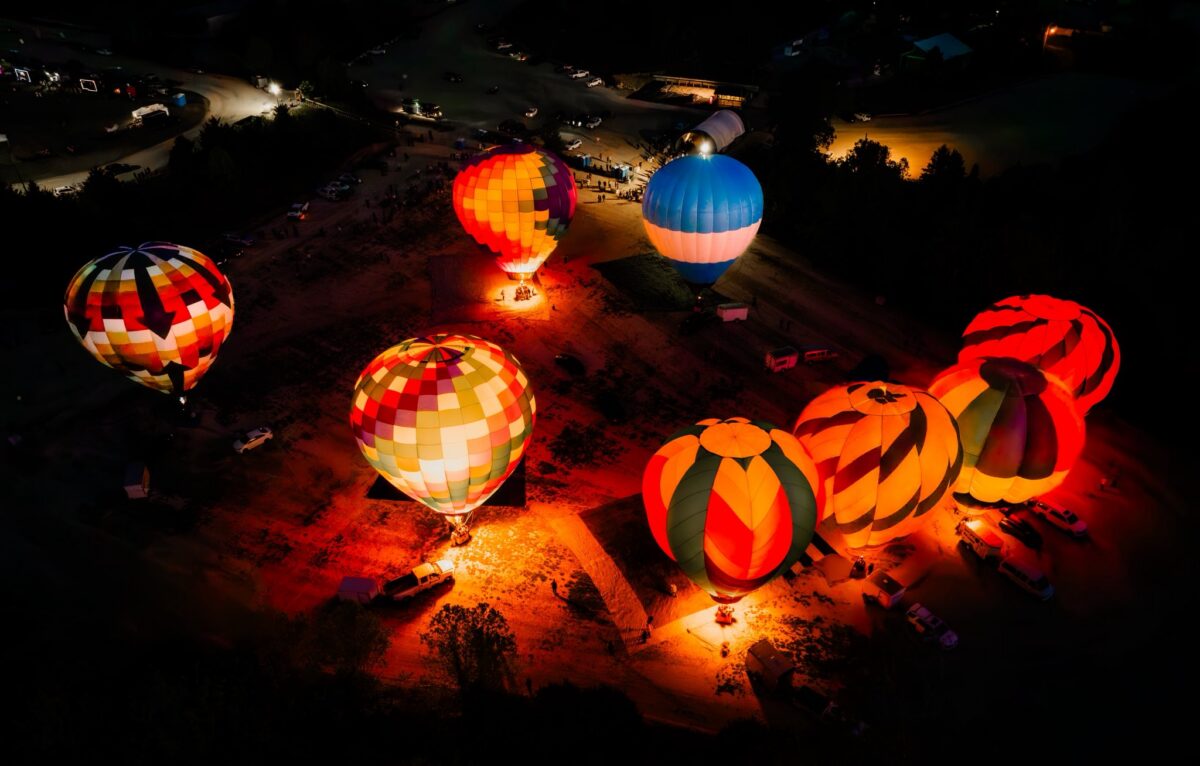 LOZ Food Truck Festival Hot Air Balloon Glow 2025