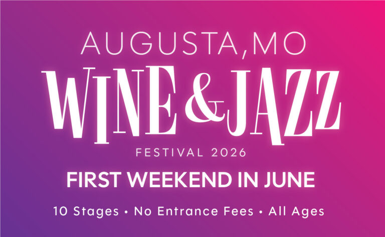 Official logo for the Augusta Wine and Jazz Festival.