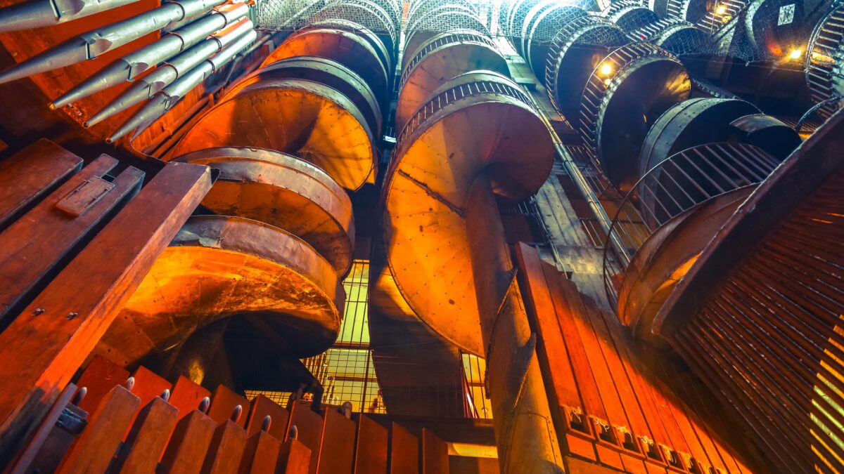 Shoe Shoot Slides at City Museum