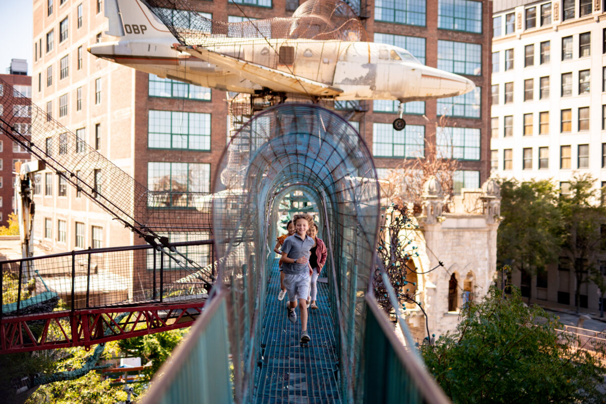 Exterior, MonstroCity, at City Museum