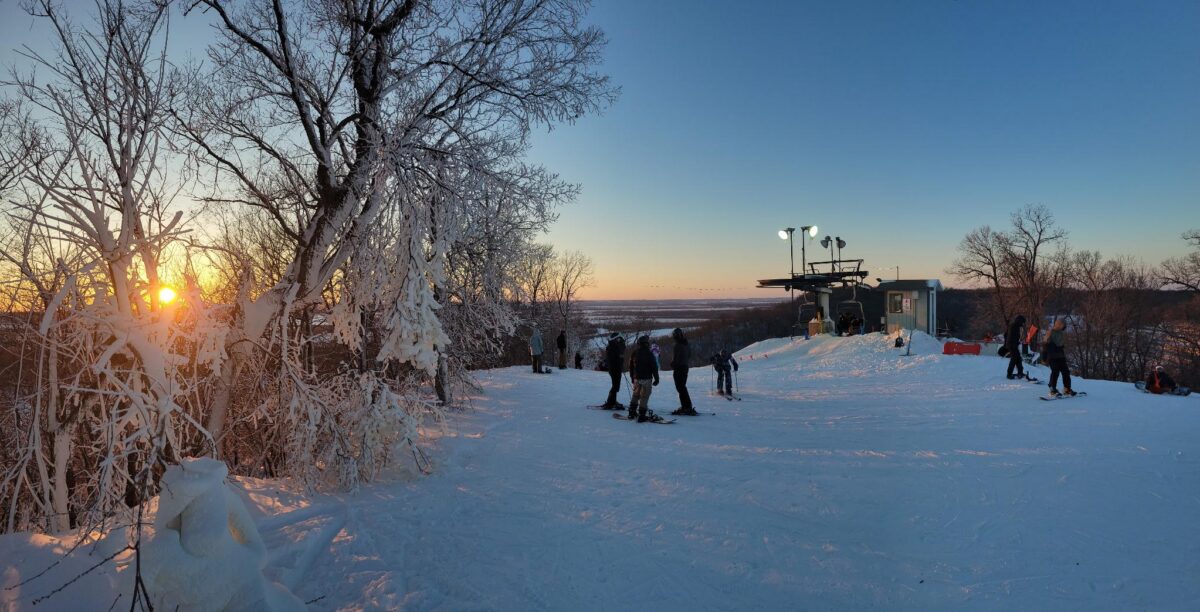 People in the snowy outdoors.
