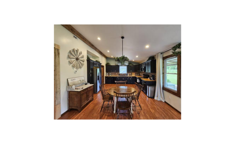 Inside family room kitchen