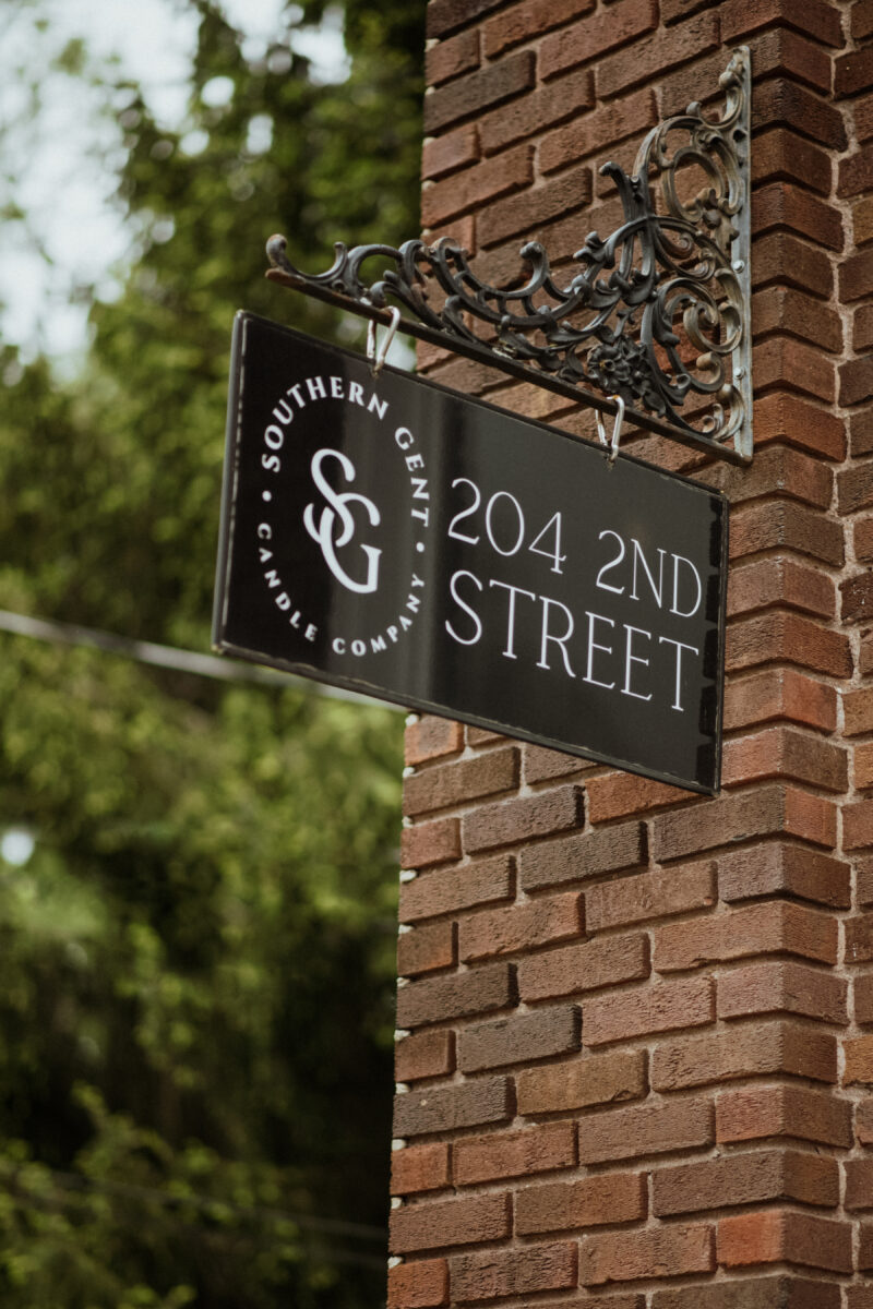 The sign for 204 2nd St.