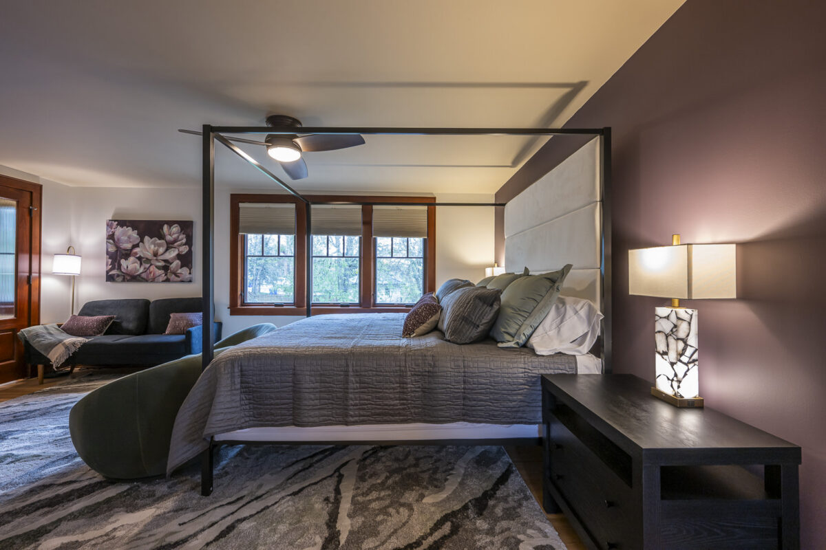 Spacious executive king suite at The Sage Manor vacation rental in Lee's Summit, Missouri