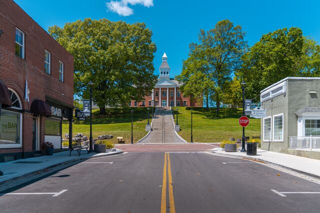 The Bar, a location for filming the movie Gone Girl, is located on a corner in downtown Cape Girardeau.