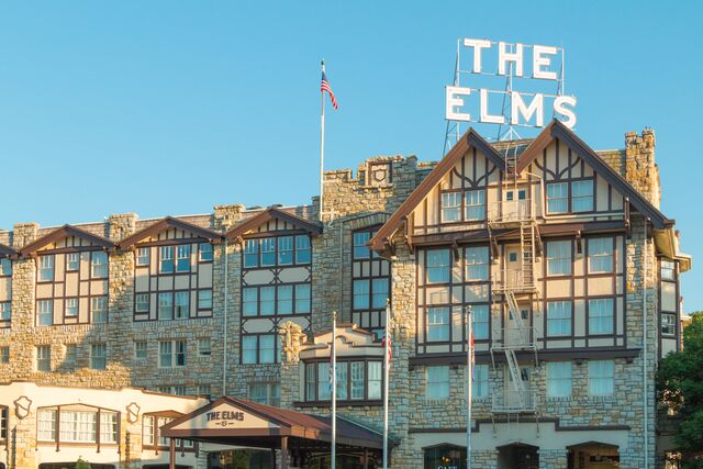 The Elms Hotel & Spa is a historic stone structure built in 1912.